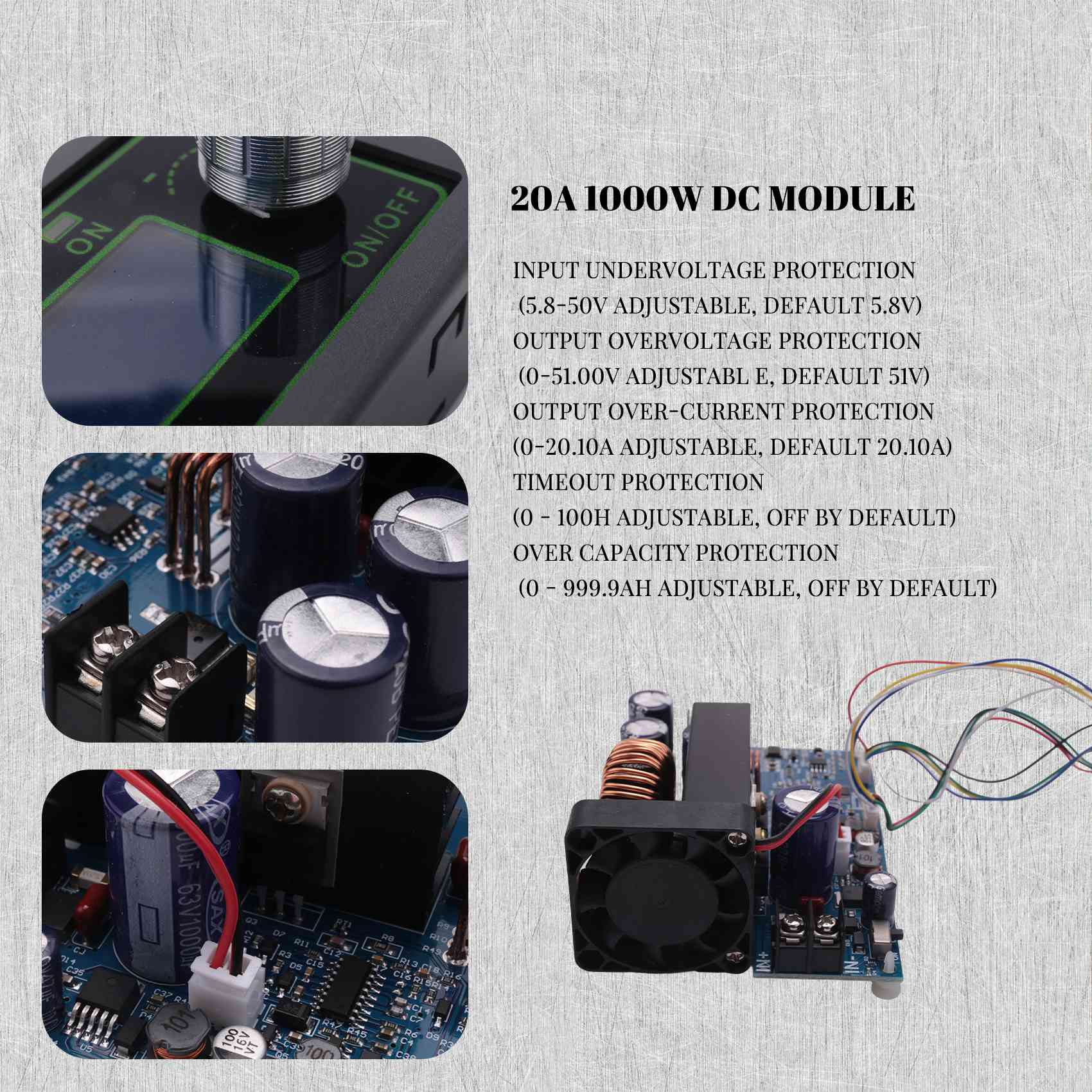 [NEWA08R】 WZ5020L 20A 1000W Co - Step Down Dc Power Supply Module 1000W recensione e prezzo